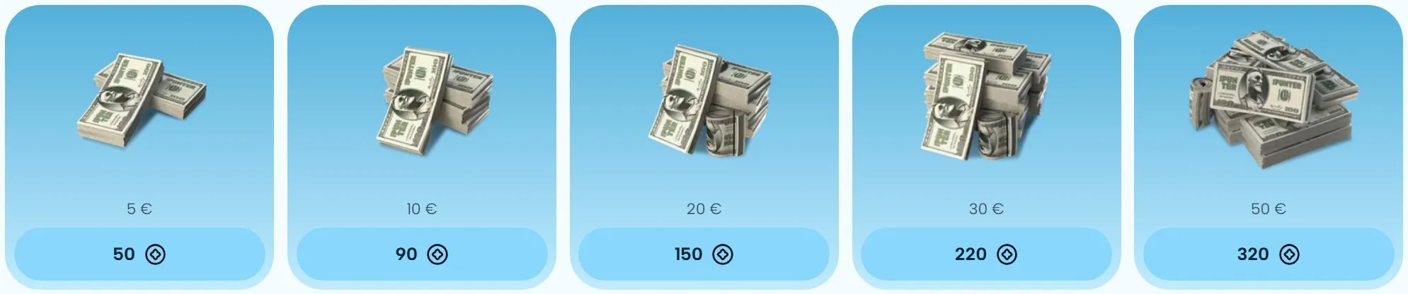 Freispiele über den Shop